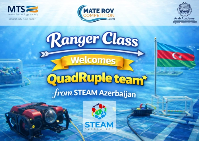  MATE ROV Egypt proudly welcomes the QuadRuple Team from STEAM Azerbaijan