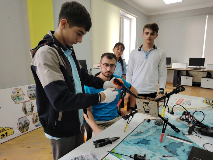  Sabirabad STEAM Mərkəzində təlim təşkil olunub.