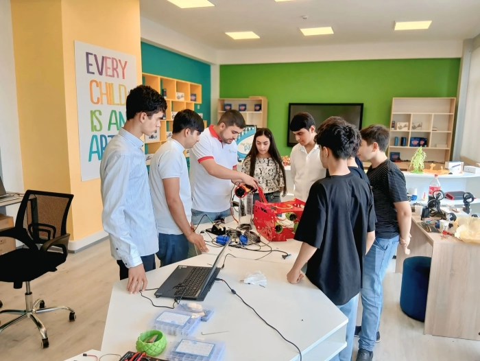  An Engaging and Educational Training Was Organized at the Barda STEAM Center by STEAM Azerbaijan Experts
