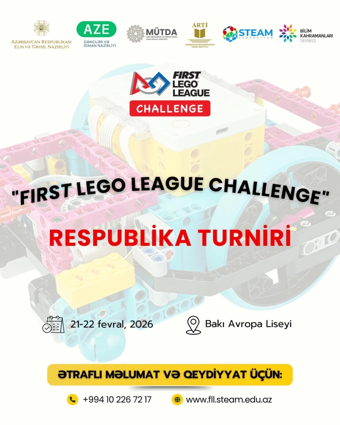  The Republican Tournament of the “FIRST Lego League Challenge” will be held